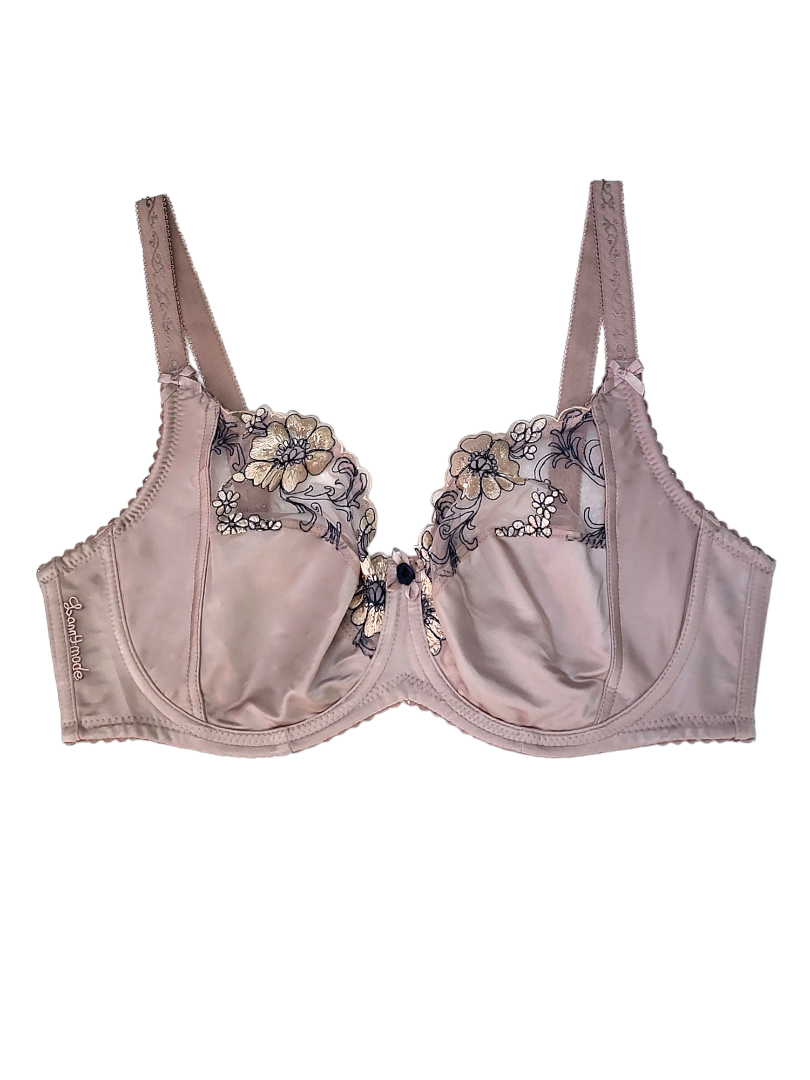 Biustonosz miękki na fiszbinach różowy zmierzch – Lanny Mode