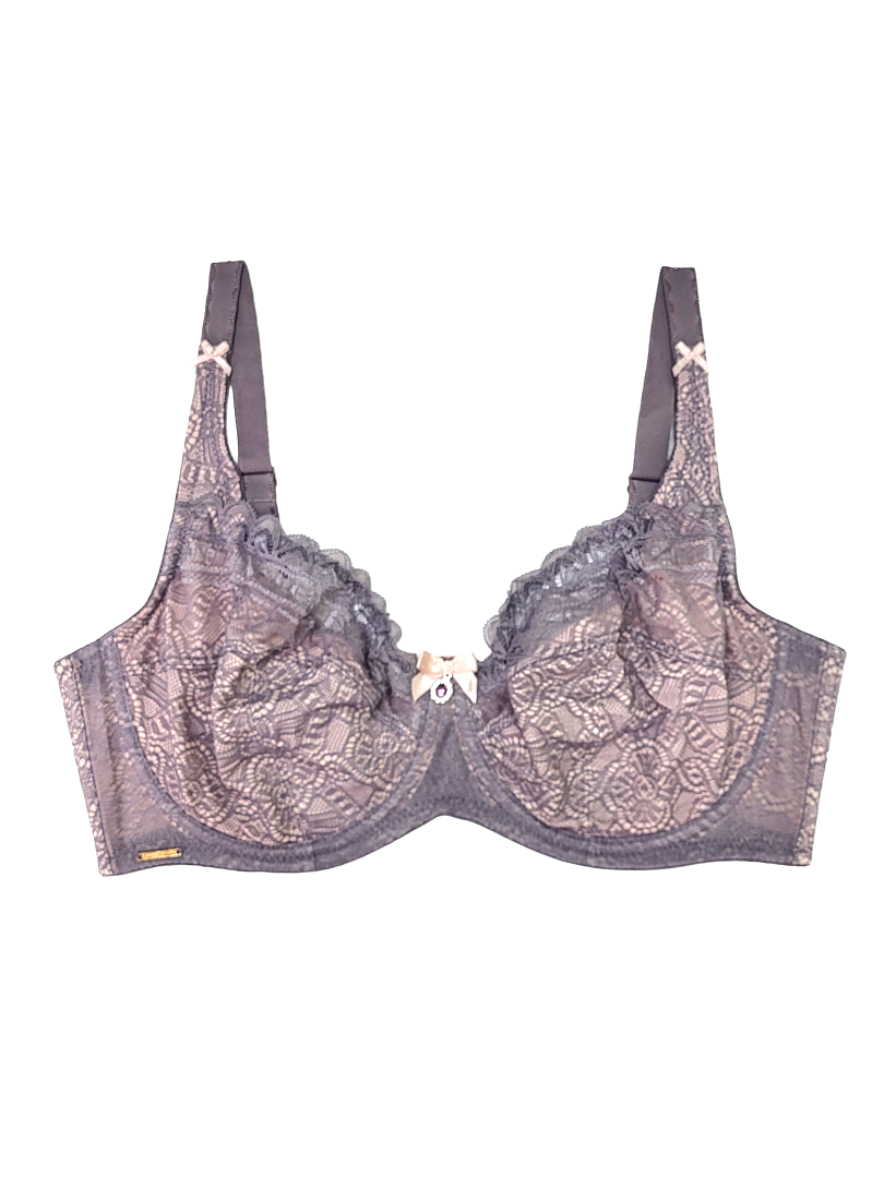  Biustonosz Miękki na Fiszbinach  wrzosowy – Lanny Mode