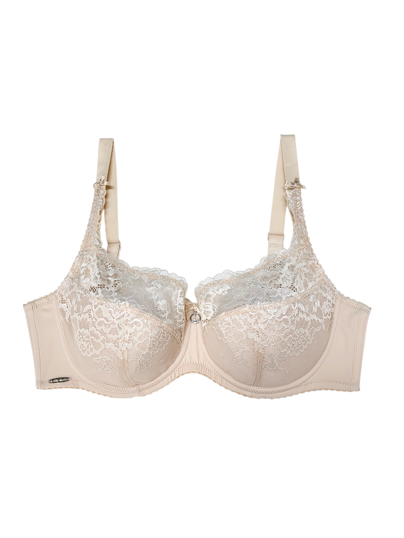 Biustonosz półusztywniany na fiszbinach beżowy – Lanny Mode