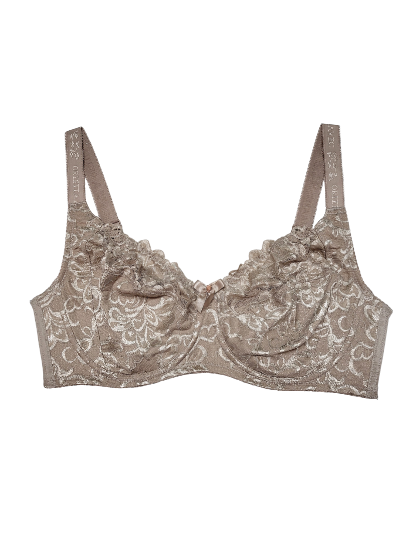 Biustonosz Miękki na Fiszbinach w kolorze kawa z mlekiem –  Orietta Avec