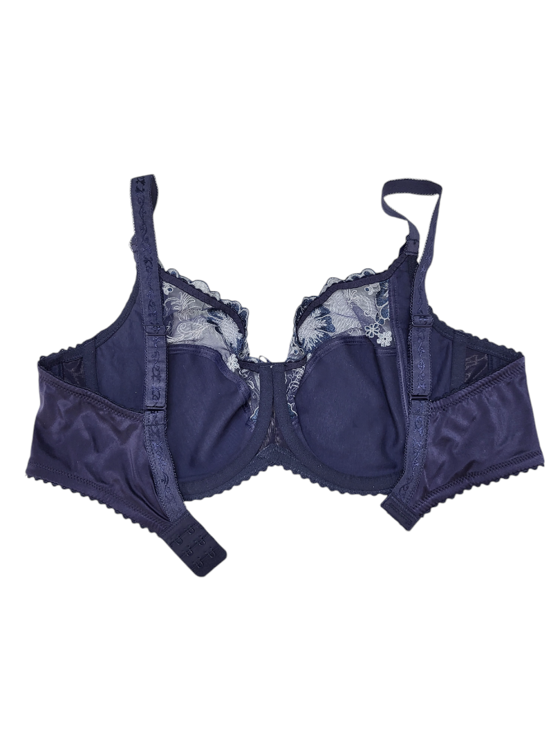 Biustonosz miękki na fiszbinach granatowy – Lanny Mode