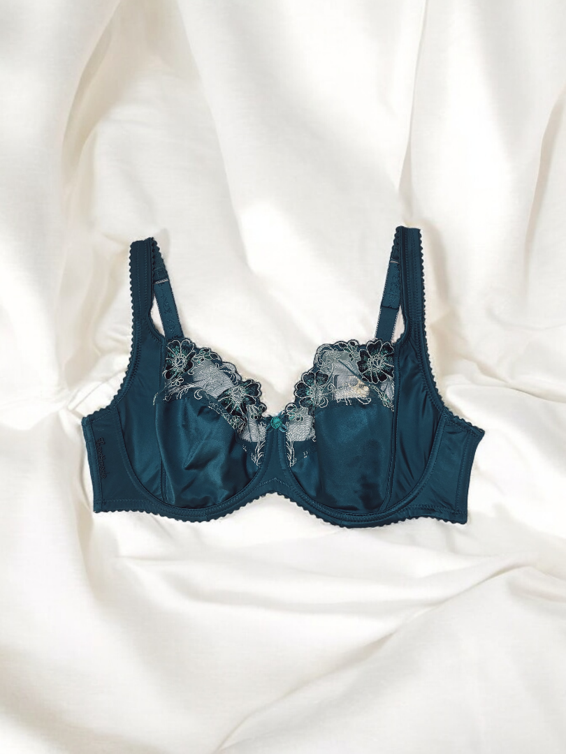 Biustonosz miękki na fiszbinach zielony – Lanny Mode