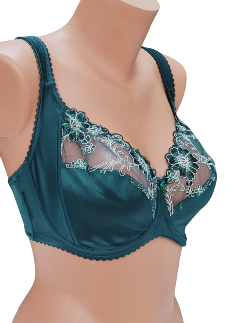 Biustonosz miękki na fiszbinach zielony – Lanny Mode