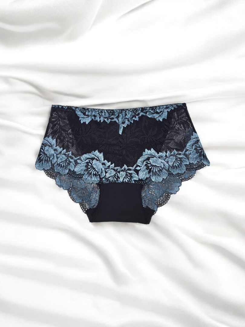 Majtki Damskie Czarne z morskim – Fulina751