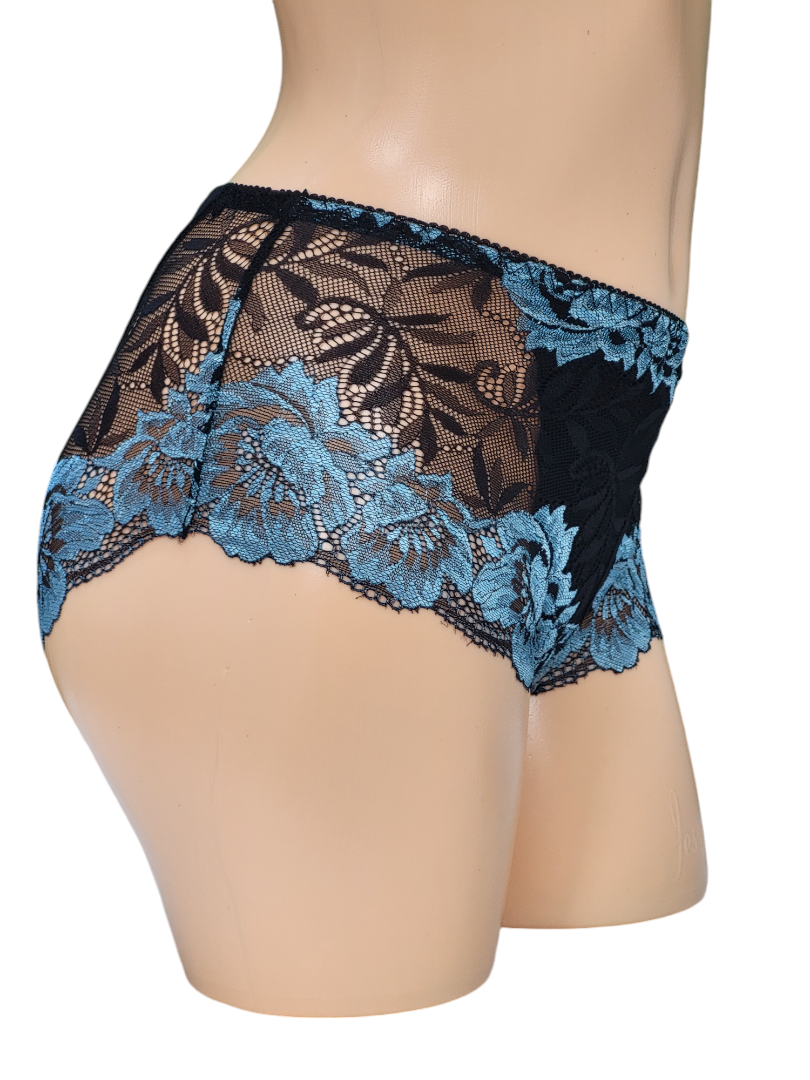 Majtki Damskie Czarne z morskim – Fulina751