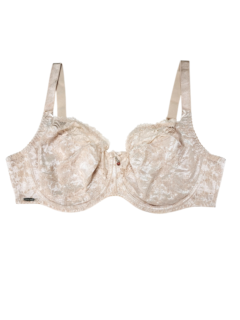 Biustonosz nieusztywniany na fiszbinach w kolorze beżowym – Lanny Mode