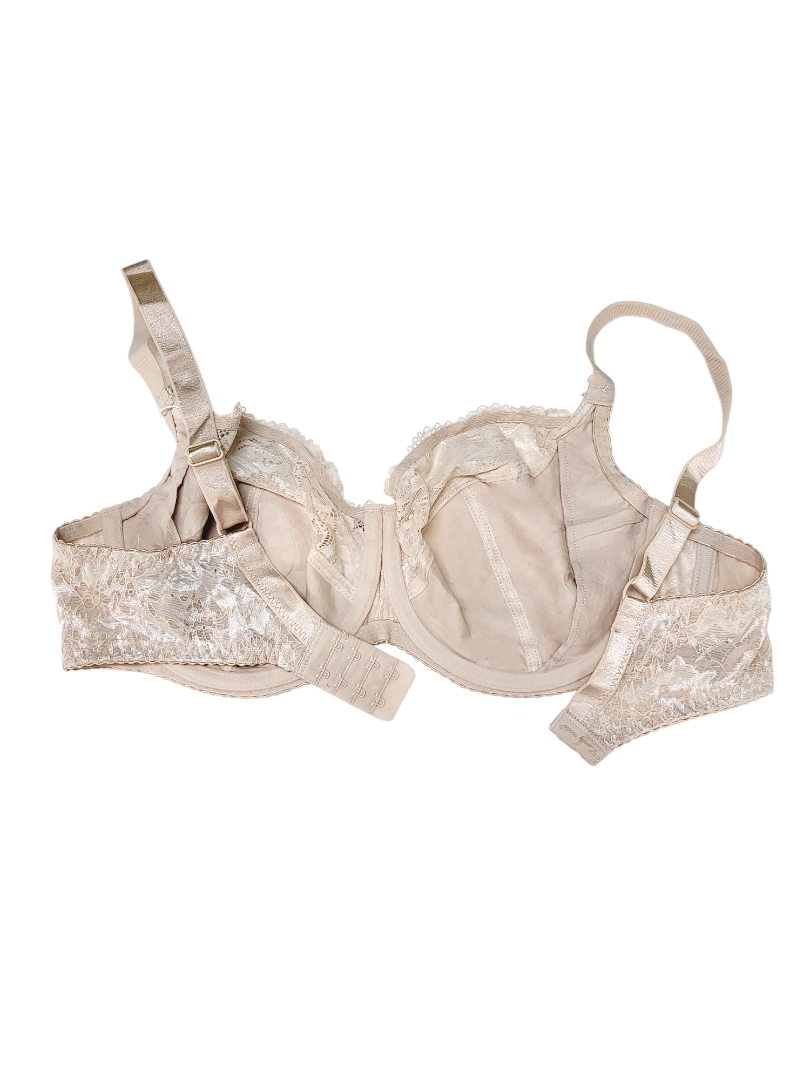 Biustonosz nieusztywniany na fiszbinach w kolorze beżowym - Lanny Mode