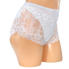 Majtki damskie bawełniane podwyższane – białe