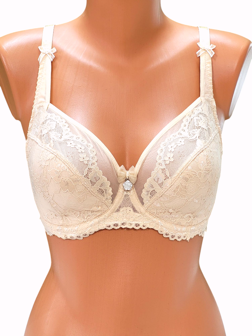 Biustonosz Półusztywniany beżowy – Lanny Mode