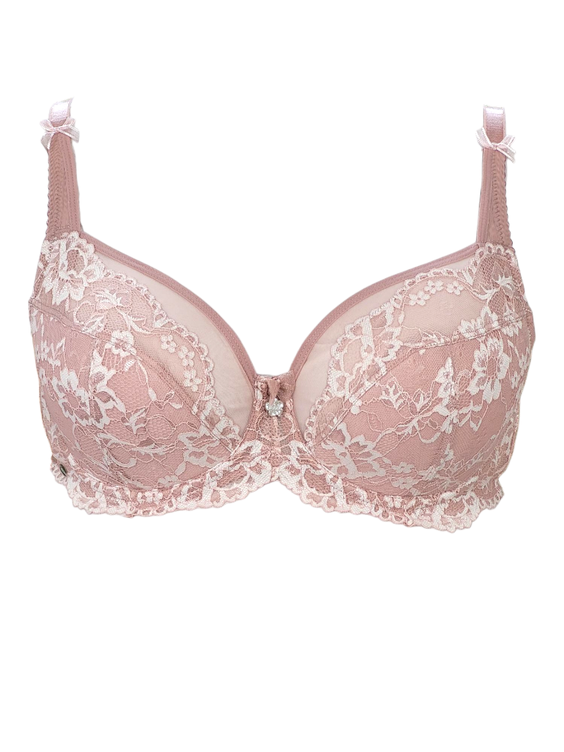 Biustonosz Półusztywniany różowy – Lanny Mode