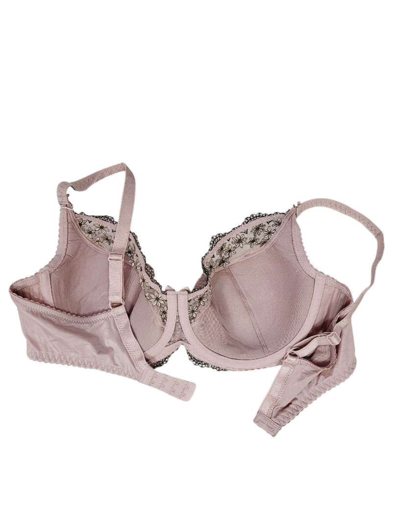 Biustonosz półusztywniany Lanny Mode w kolorze pudrowym