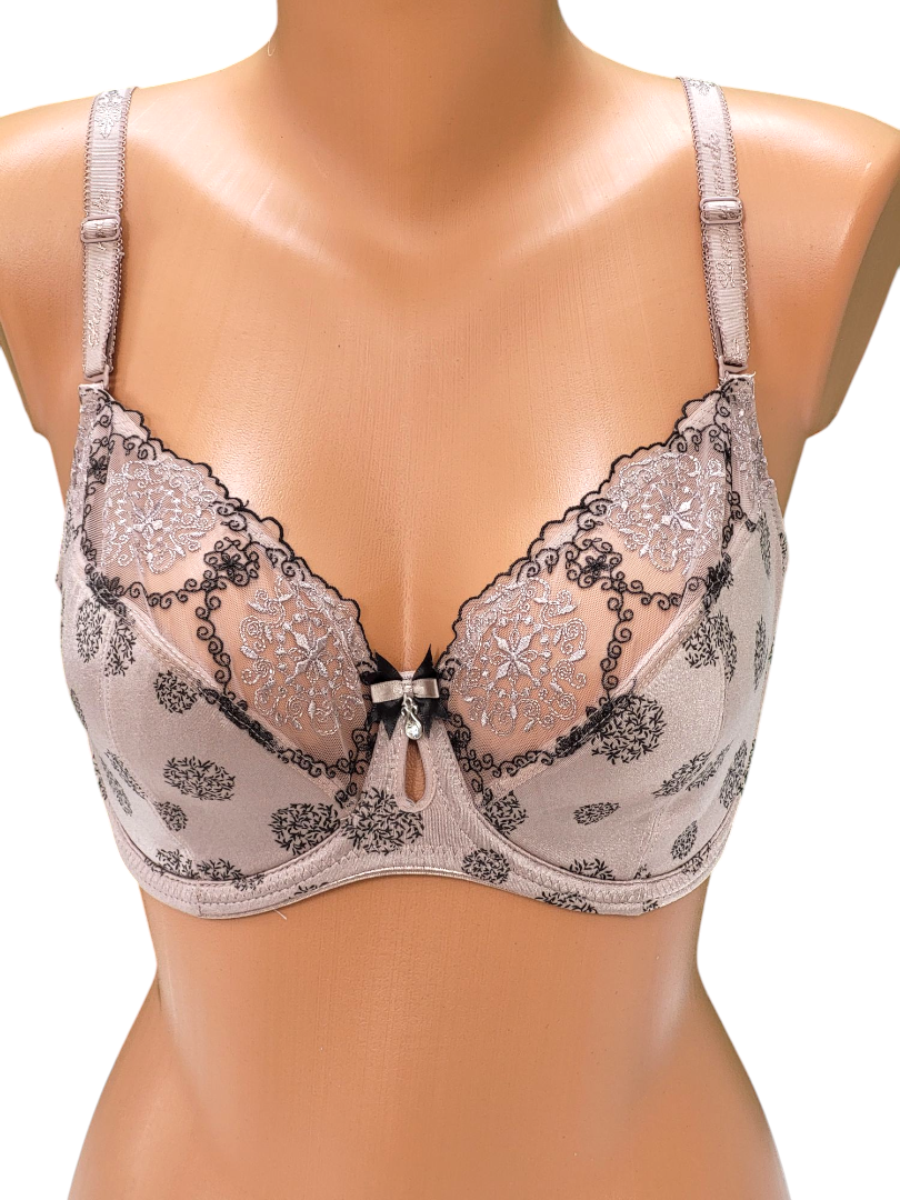 Biustonosz półusztywniany na fiszbinach cappuccino – Lanny Mode