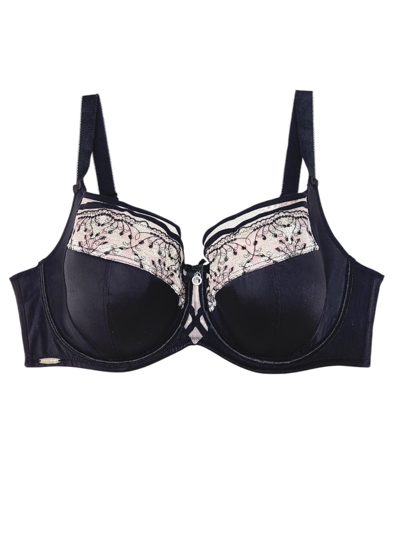 Biustonosz półusztywniany Lanny Mode – Czarny, modelujący i komfortowy