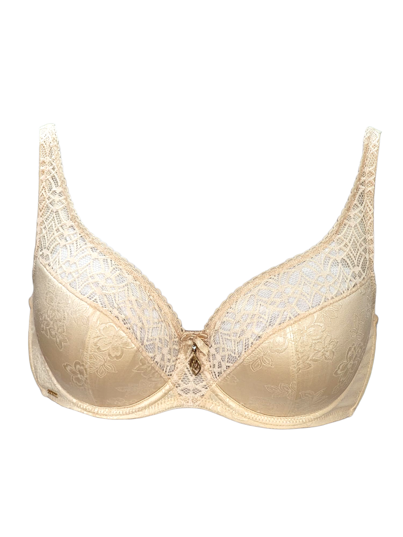 Biustonosz Półusztywniany Lanny Mode Beżowy - Klasyczna Elegancja i Niezawodne Wsparcie