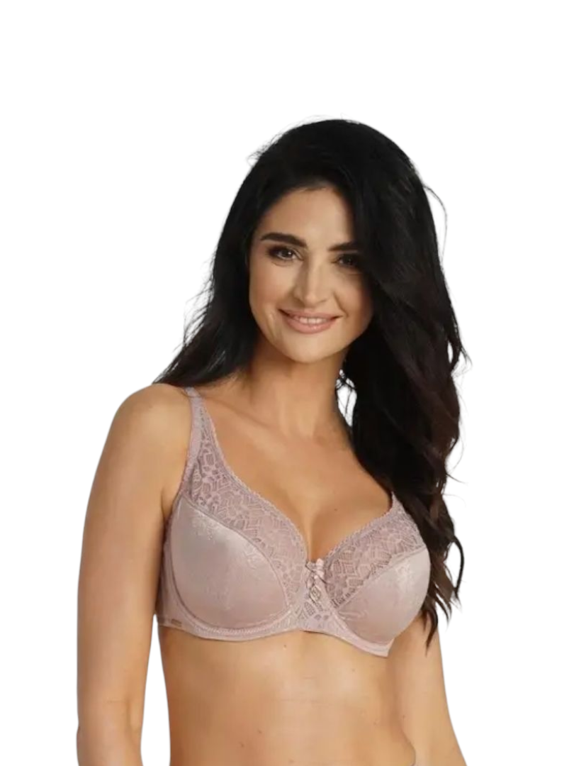 Biustonosz Półusztywniany Lanny Mode Pudrowy - Subtelny Urok i Komfortowe Podtrzymanie