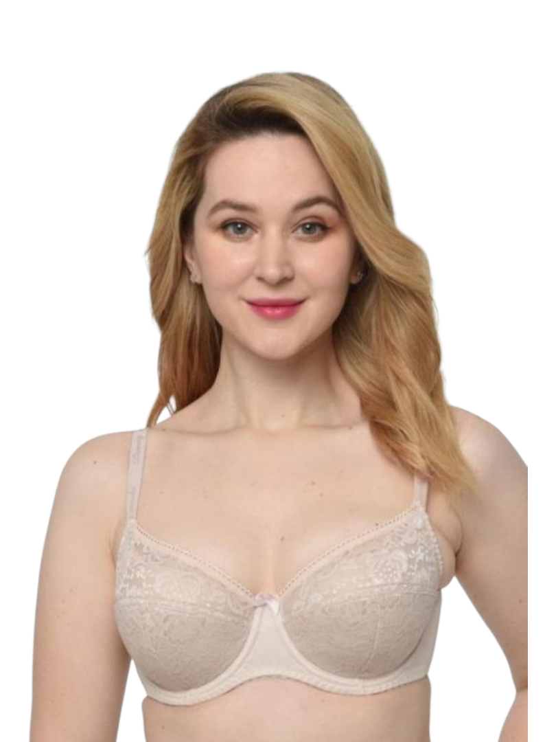 Biustonosz Półusztywniany Lanny Mode Cappuccino - Subtelna Elegancja i Komfortowe Wsparcie