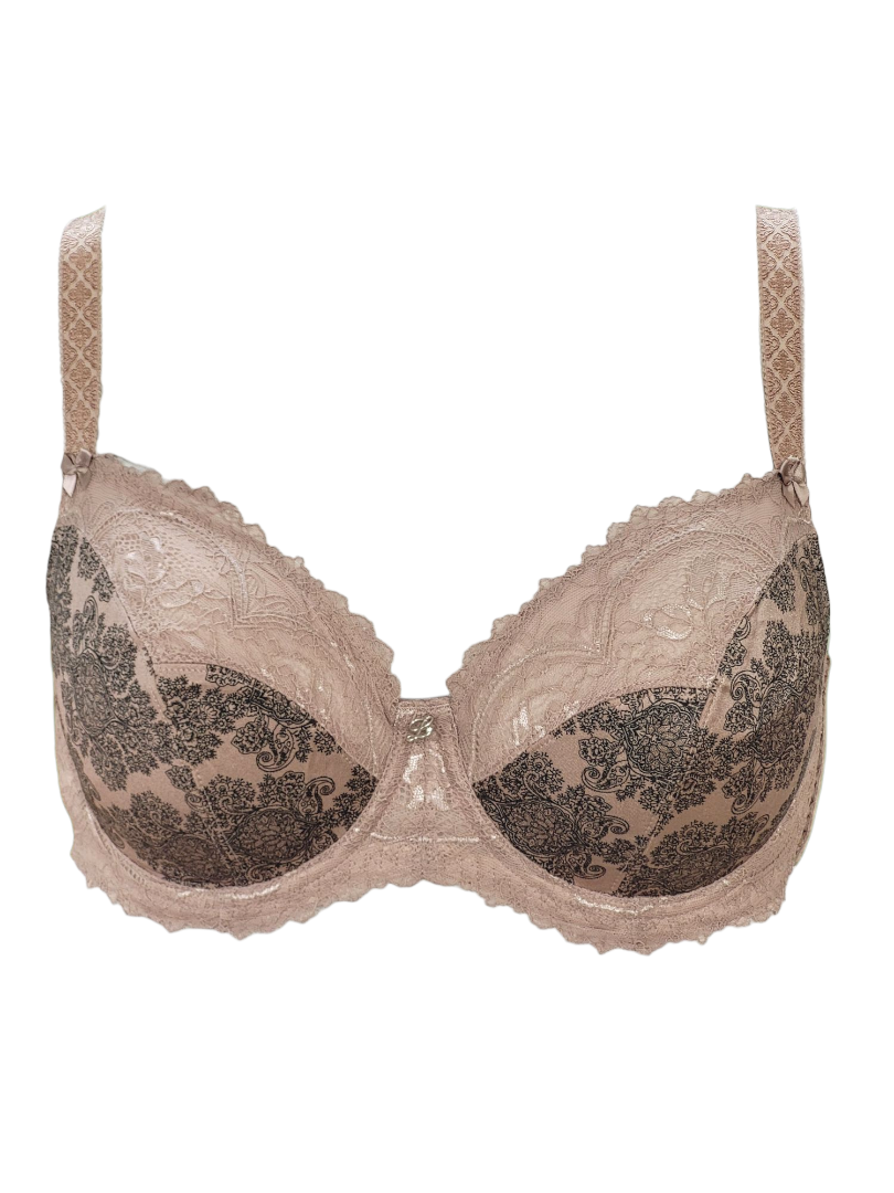 Biustonosz miękki na fiszbinach cappuccino Lanny Mode