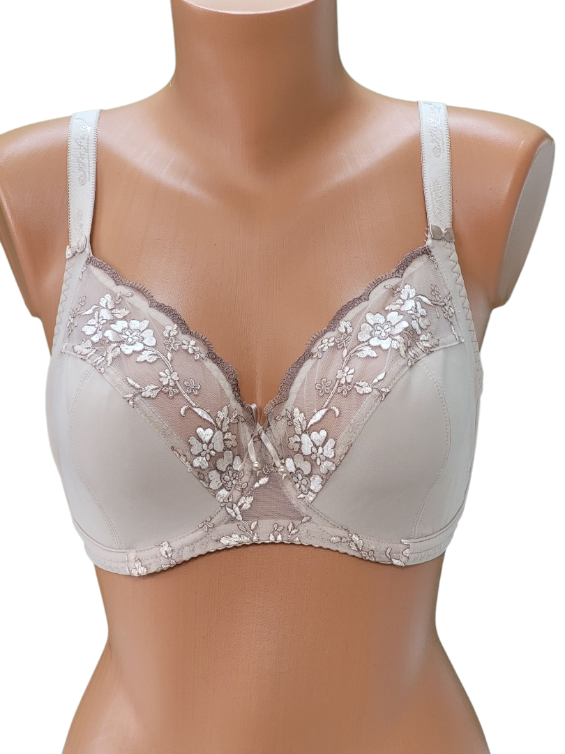 Biustonosz miękki beżowy z fiszbinami – Anfen