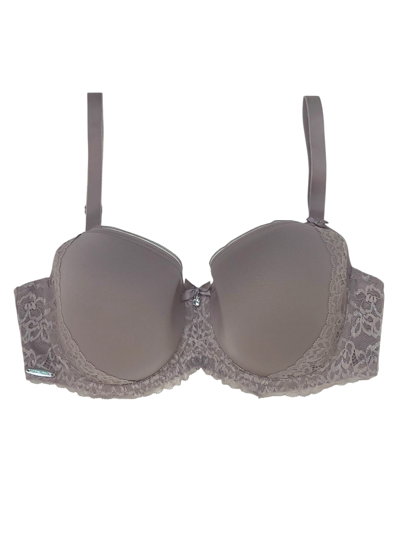 Biustonosz z fiszbinami w kolorze fango – model Lanny Mode.