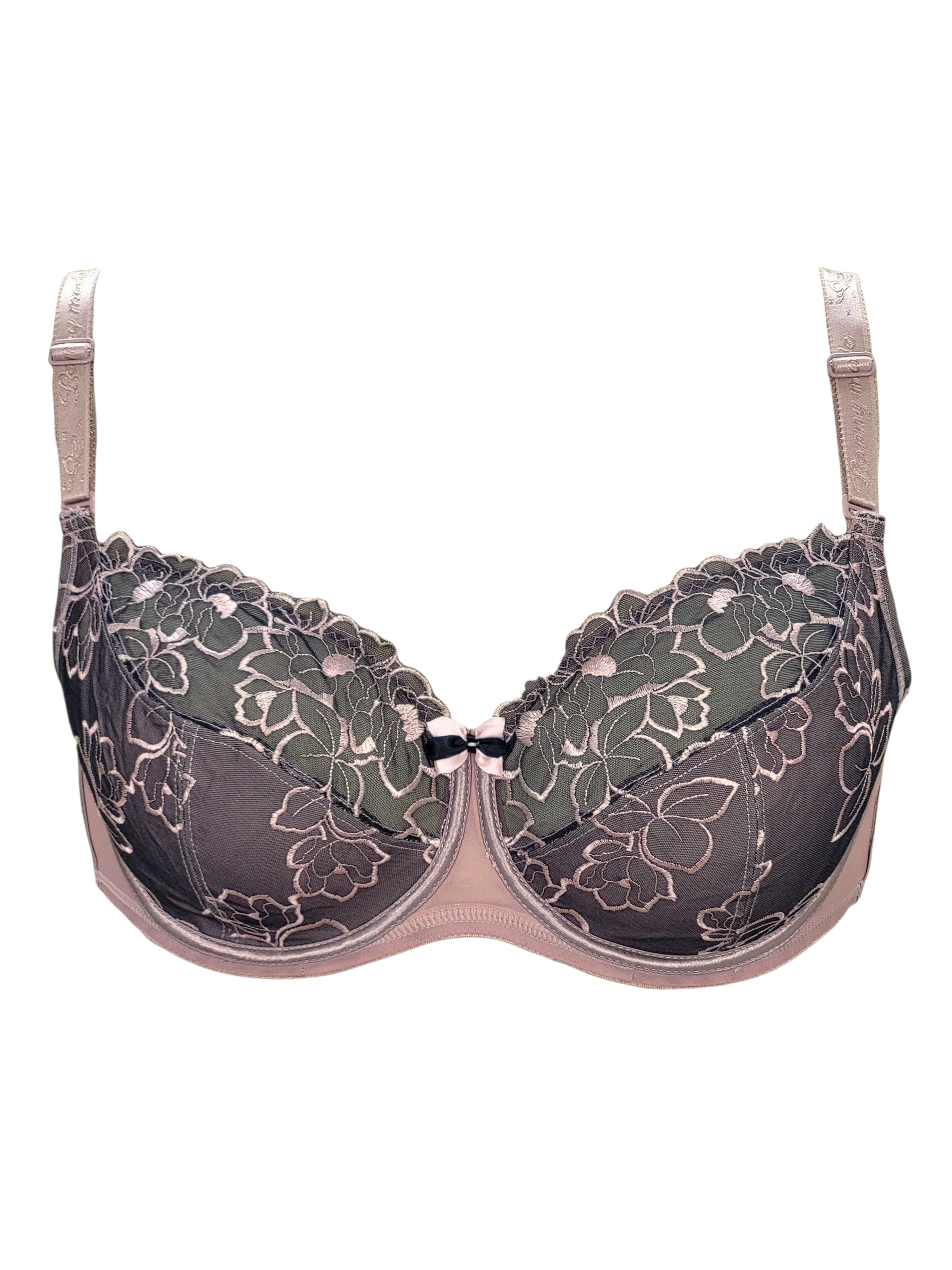 Biustonosz miękki kawowy elegancki model SOFT – klasyczna bielizna damska