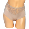 Majtki bawełniane damskie beżowe przód