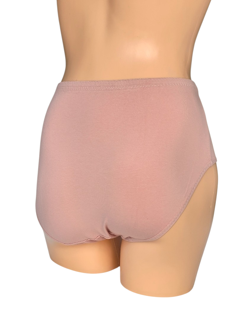 Majtki bawełniane damskie łososiowe z bawełny